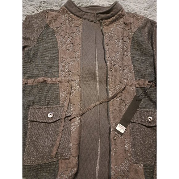 Large lot, Gray NWT Button up BKE Boutiques jacket with pre owned brown long sle - Picture 11 of 16
